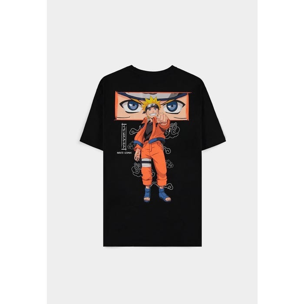 Naruto - Uzumaki Herren T-Shirt - Schwarz